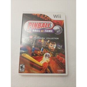 Pinball Hall of Fame Williams Collection Nintendo Wii 2008 Game Tested Manual